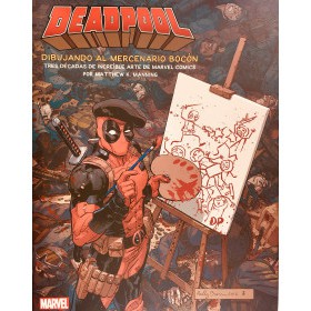 Deadpool Dibujando al Mercenario Bocon (Panini Argentina)